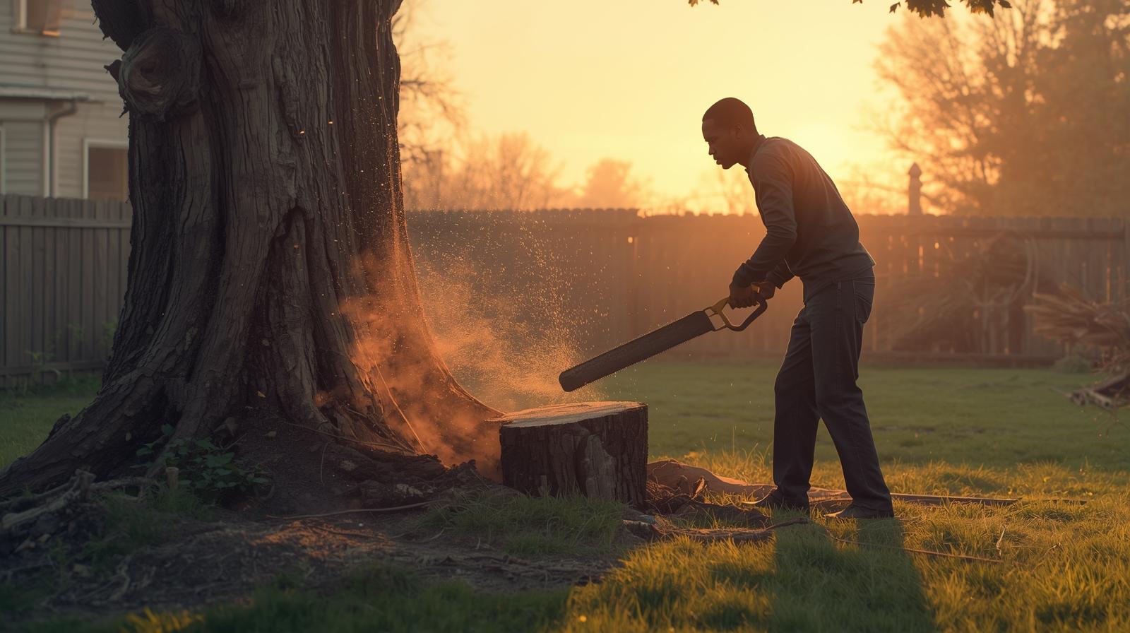 the compounding trader’s dream illustrated by falling sawdust